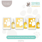 Simon Says Stamp Pawsitively Saturated Ink Trio 27 and Re-Inkers Splendor