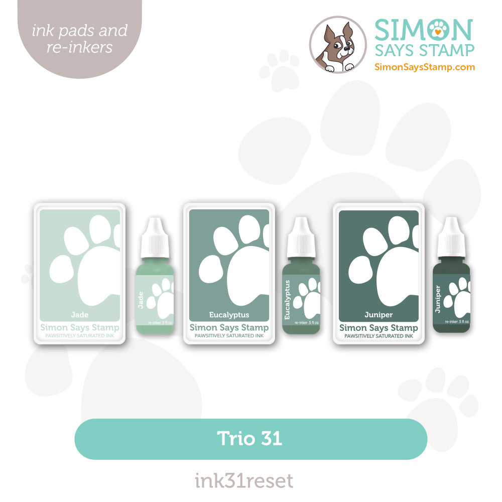 Simon Says Stamp Pawsitively Saturated Ink Trio 31 and Re-Inkers ink31reset Friend Like You
