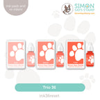 Simon Says Stamp Pawsitively Saturated Ink Trio 36 and Re-Inkers And Everything Nice