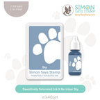Simon Says Stamp Pawsitively Saturated Ink and Re-inker Set Sky ink46set Celebrate