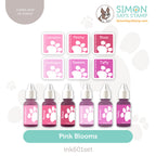 Simon Says Stamp Pawsitively Saturated Ink Cubes Pink Blooms and Re-Inkers ink601set
