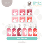 Simon Says Stamp Pawsitively Saturated Ink Cubes Red Berries and Re-Inkers ink608set
