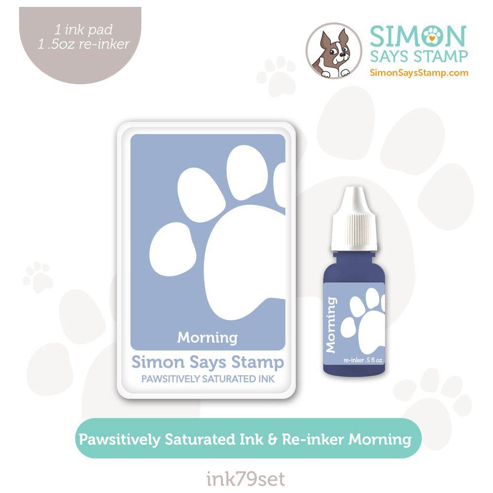 Simon Says Stamp Pawsitively Saturated Ink and Re-inker Set Morning