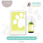 Simon Says Stamp Pawsitively Saturated Ink and Re-inker Set Celery ink7set