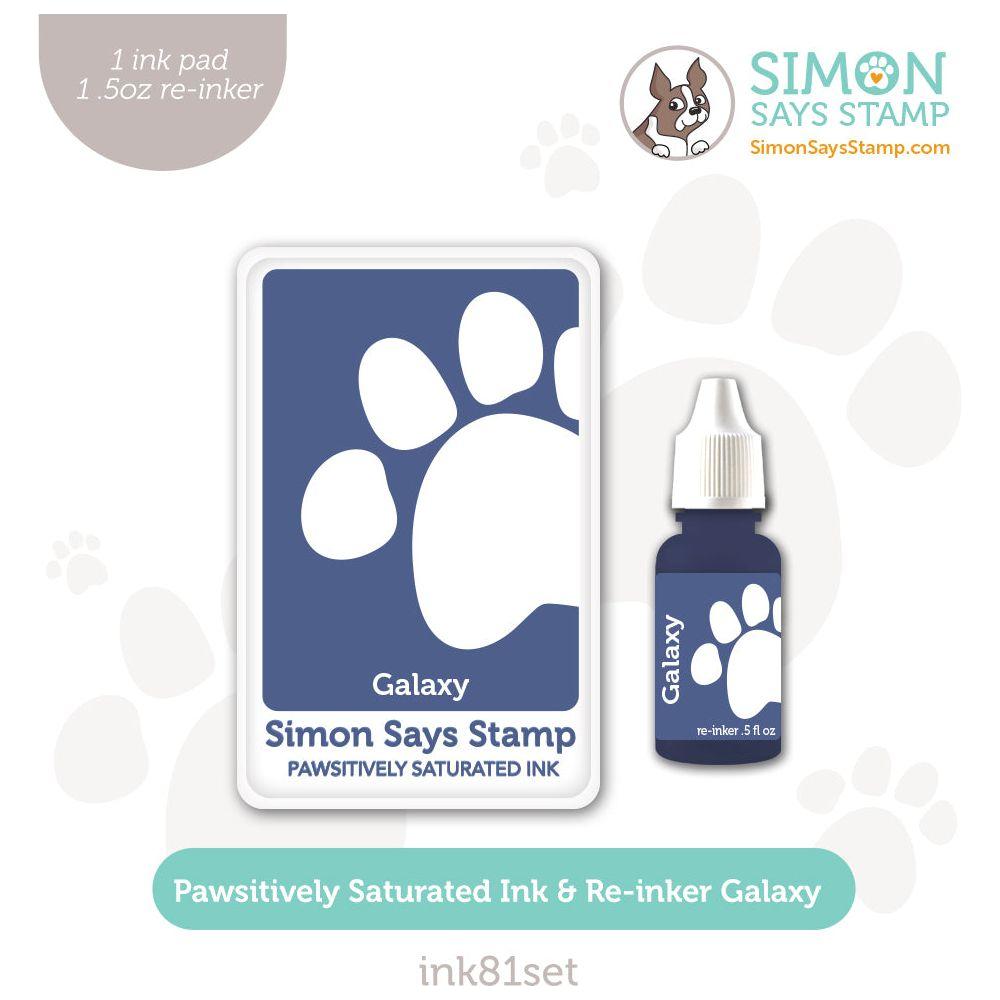 Simon Says Stamp Pawsitively Saturated Ink and Re-inker Set Galaxy