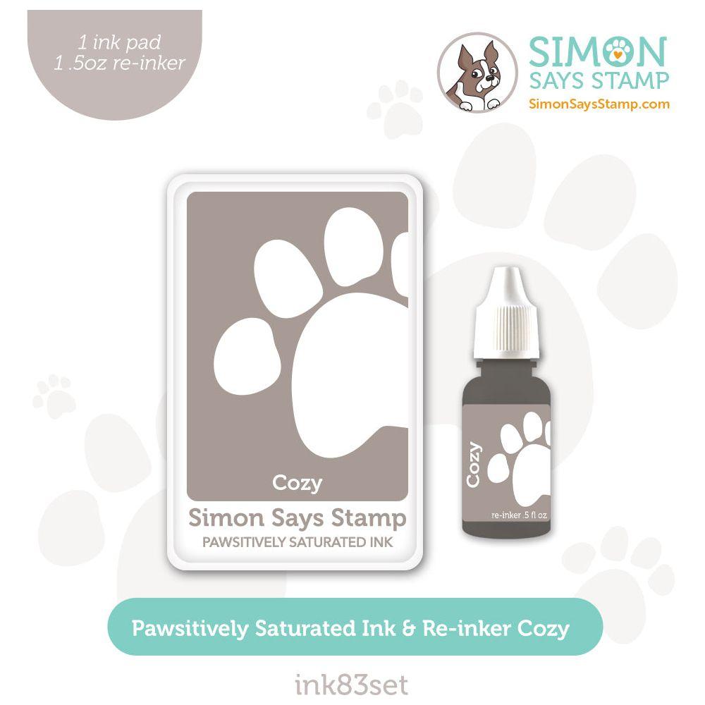 Simon Says Stamp Pawsitively Saturated Ink and Re-inker Set Cozy