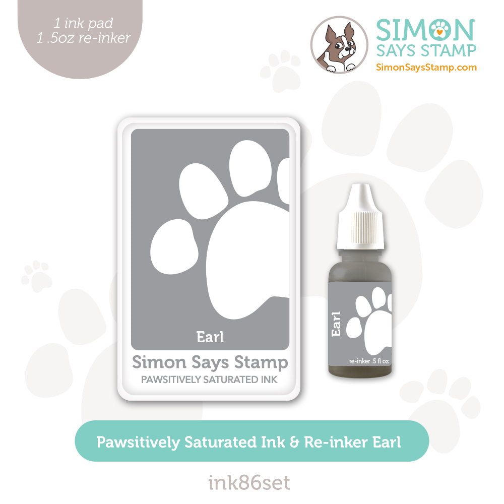 Simon Says Stamp Pawsitively Saturated Ink and Re-inker Set Earl