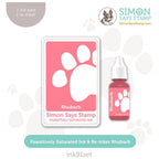 Simon Says Stamp Pawsitively Saturated Ink and Re-inker Set Rhubarb ink91set Sweet Wishes