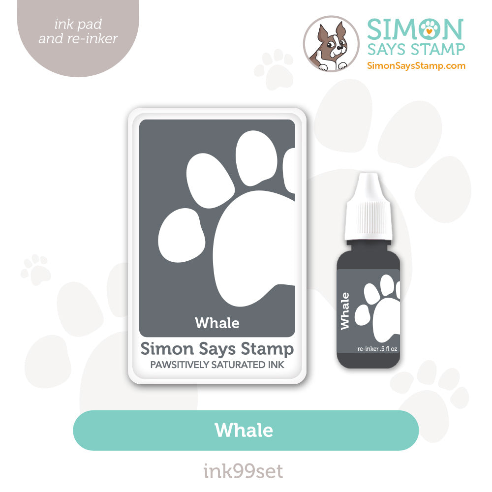 Simon Says Stamp Pawsitively Saturated Ink and Re-inker Set Whale ink99set Sugar And Spice