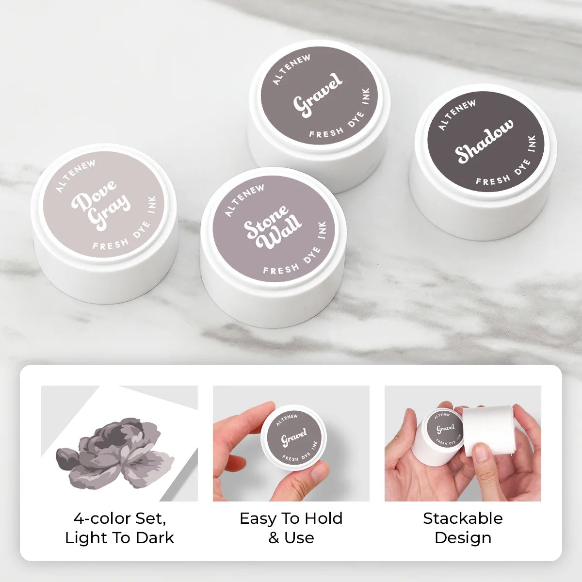 Altenew Tranquil Reflections Fresh Dye Ink Mini Pod Set alt11491
