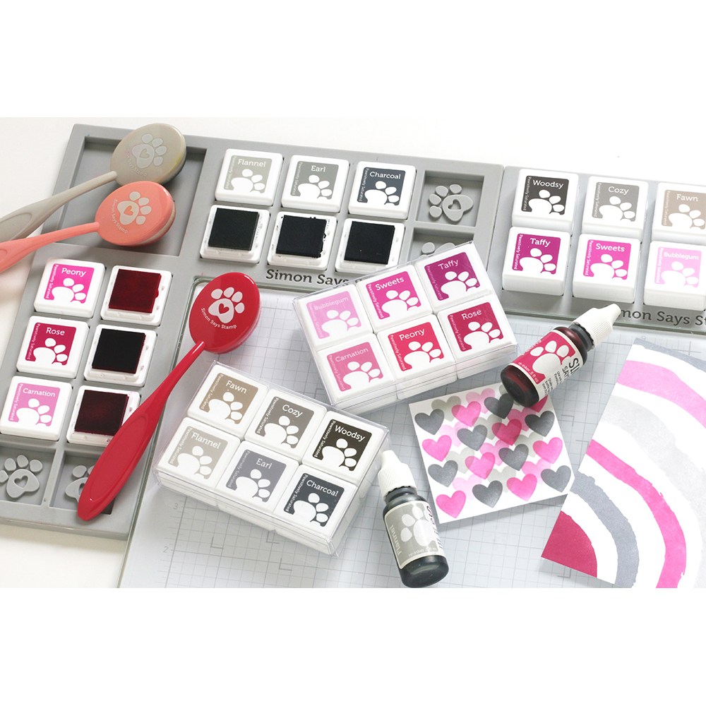 Simon Says Stamp Pawsitively Saturated Ink Cubes Pink Blooms ssc601 Dear Friend | color-code:ALT07