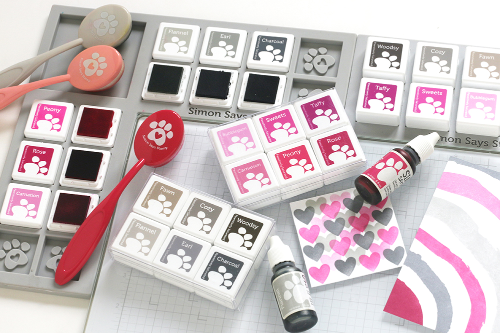 Simon Says Stamp Pawsitively Saturated Ink Cubes Pink Blooms ssc601 Dear Friend | color-code:ALT07