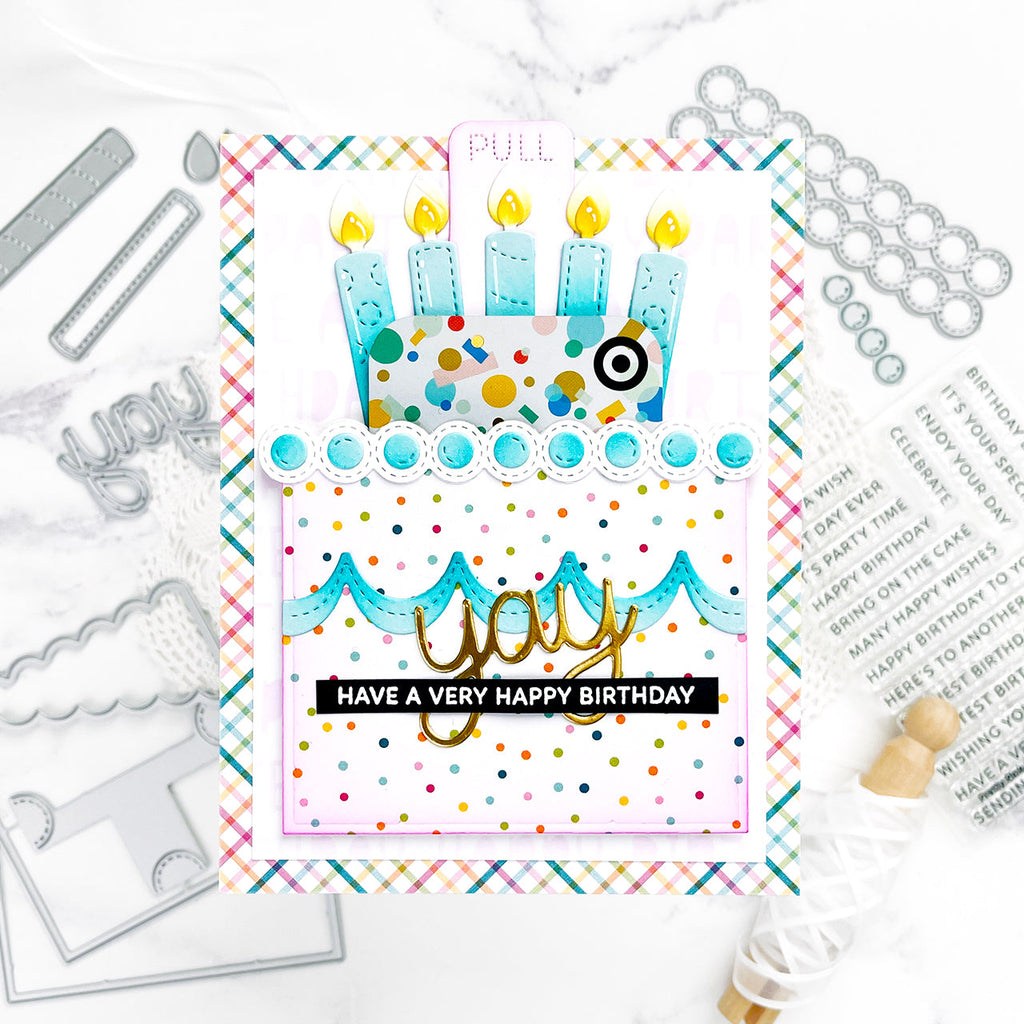 Pretty Pink Posh Interactive Cake Dies happy birthday | color-code:ALT02