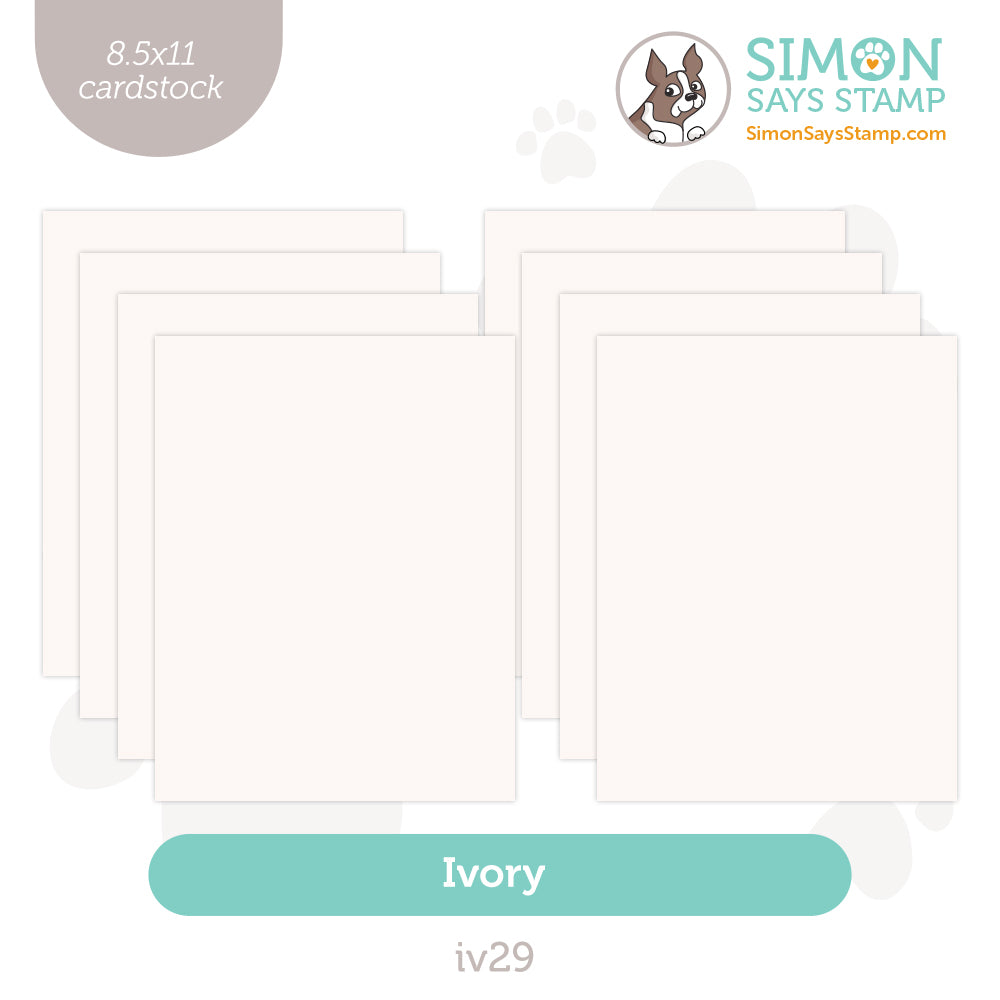 Simon Says Stamp Cardstock 100lb Ivory IV29