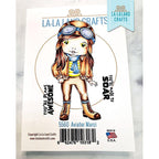 La-La Land Crafts Cling Stamp Aviator Marci 5560