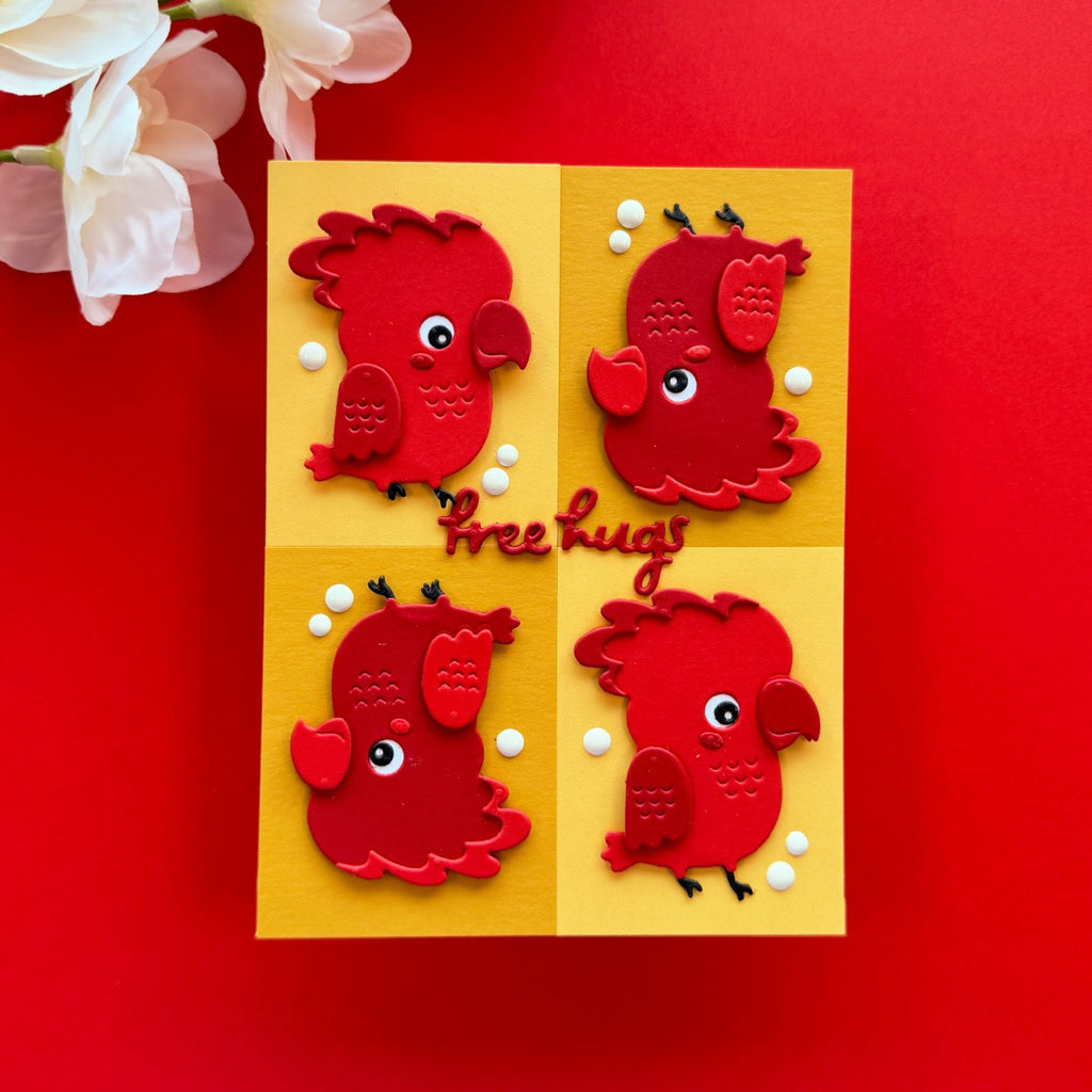 Spellbinders Free Hugs Oscar Etched Dies s2-432
