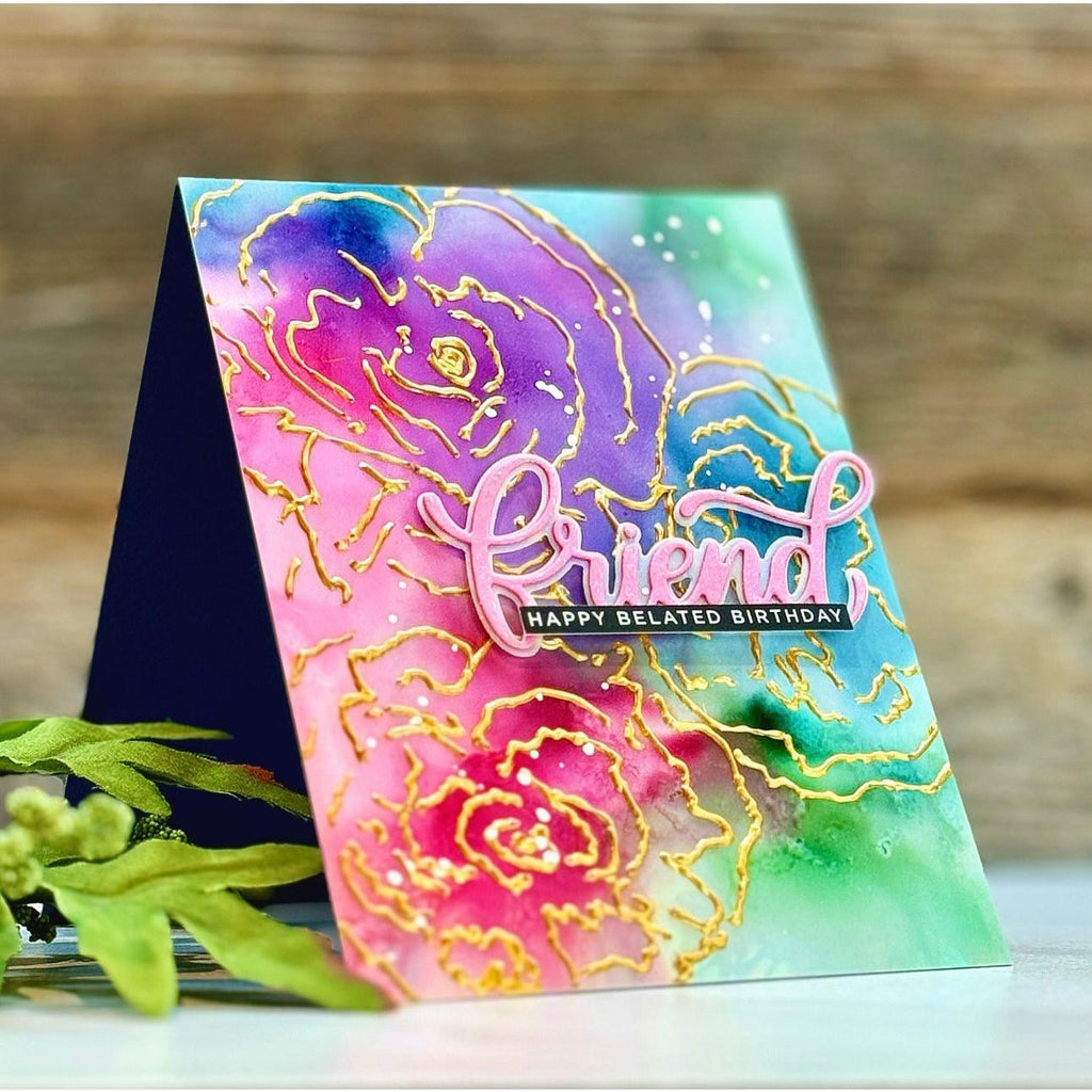 Tim Holtz Alcohol Ink Set Of 9 Ranger Bundle Belated Birthday Card