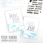 Simon Says Clear Stamps Joyful Greetings 3015msc Christmas Cards