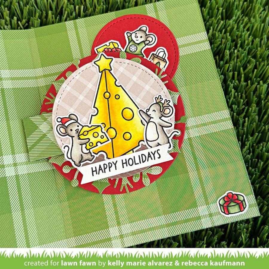 Lawn Fawn Swivel Surprise Dies lf3517 Happy Holidays