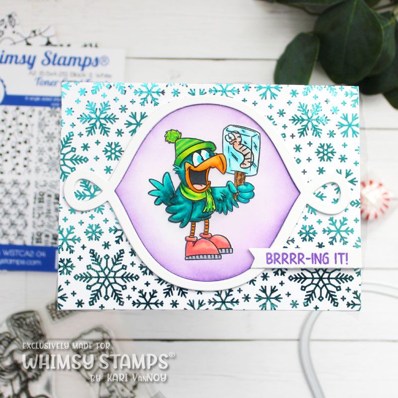 Whimsy Stamps So Annoying NoFuss Masks wsnfm27 snowflakes