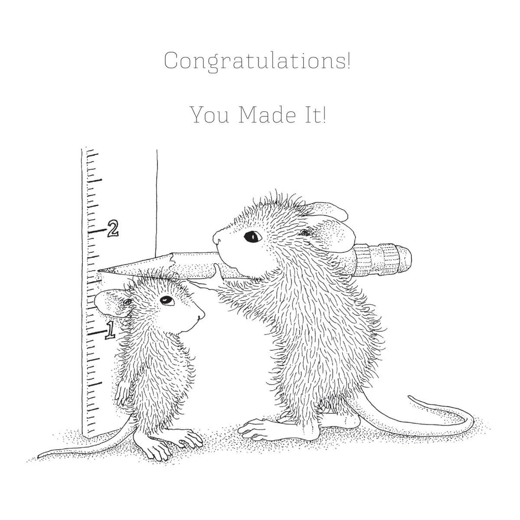 rsc-011 Spellbinders House Mouse This Tall Cling Rubber Stamps