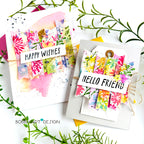 Simon Says Stamp Card Kit of the Month March 2026 Watercolor Bouquet ck0326 Floral Cards