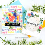 Simon Says Stamp Card Kit of the Month March 2026 Watercolor Bouquet ck0326 Floral Cards