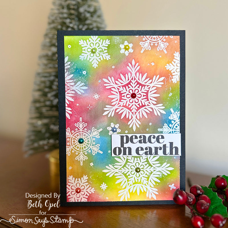 Simon Says Stamp Card Kit of the Month December 2023 Making Spirits Bright ck1223 Christmas Card | color-code:ALT20