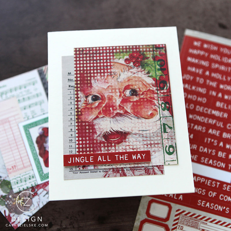 Simon Says Stamp Card Kit of the Month December 2023 Making Spirits Bright ck1223 Christmas Card | color-code:ALT09