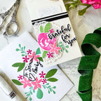 Simon Says Stamp Card Kit of the Month March 2026 Watercolor Bouquet ck0326 Floral Gift Card Holder | color-code:ALT06