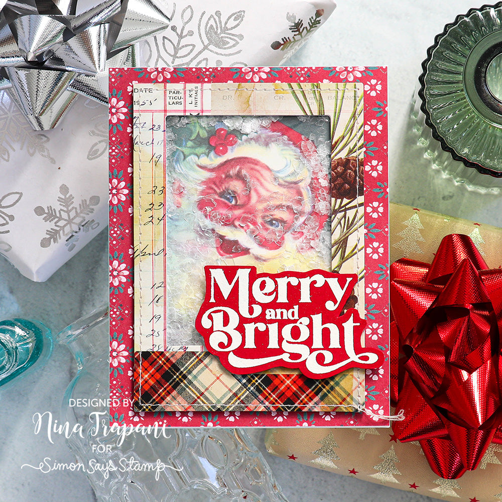 Simon Says Stamp Card Kit of the Month December 2023 Making Spirits Bright ck1223 Christmas Card | color-code:ALT03