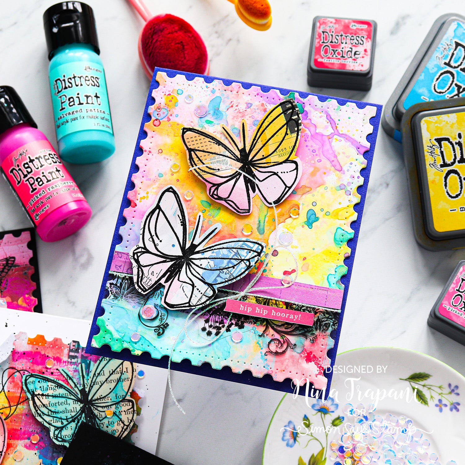 Simon Says Stamp Card Kit of the Month April 2026 A Little Artsy ck0426 Congrats Card