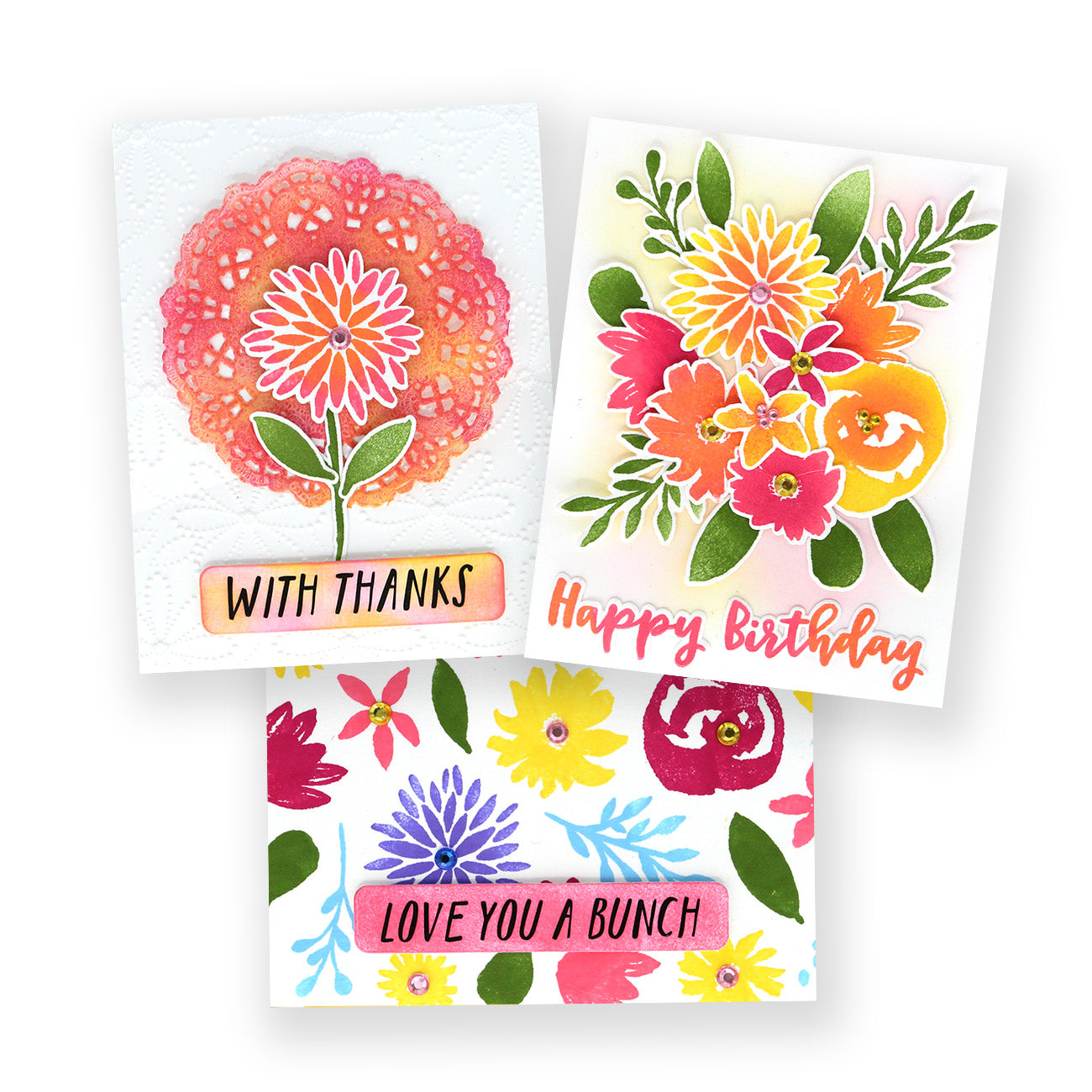 Simon Says Stamp Card Kit of the Month March 2026 Watercolor Bouquet ck0326 Floral Cards | color-code:ALT11