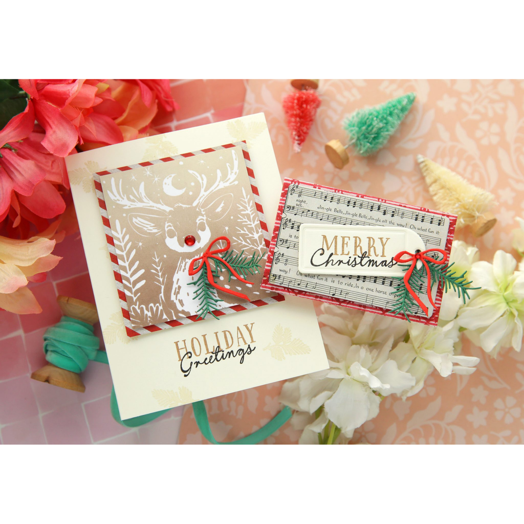 Simon Says Stamp Card Kit of the Month December 2025 Bright Christmas ck1225 Christmas Card and Tag | color-code:ALT21