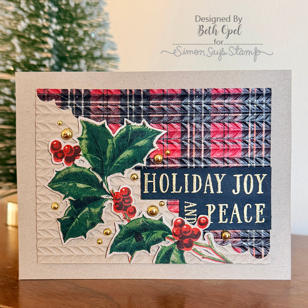 Simon Says Stamp Card Kit of the Month December 2025 Bright Christmas ck1225 Christmas Card | color-code:ALT19