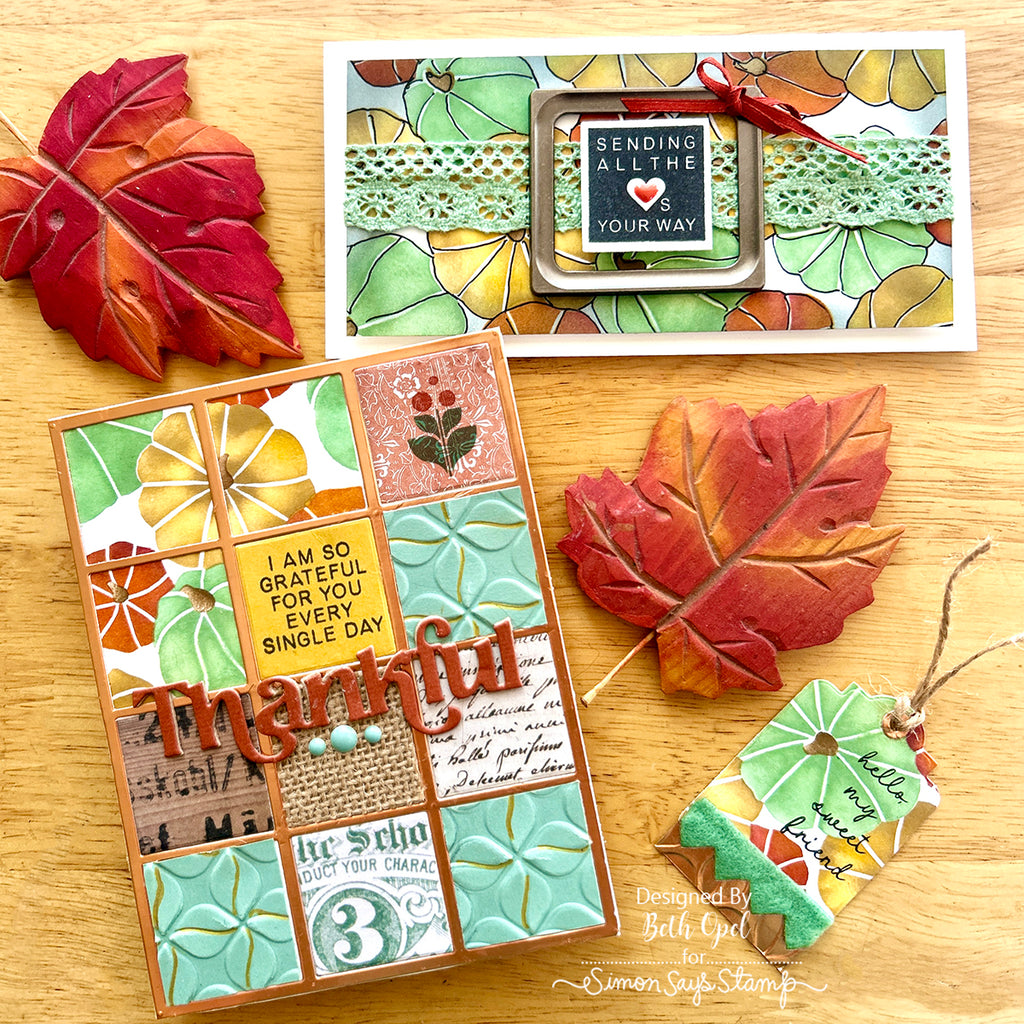 Simon Says Stamp Card Kit of the Month October 2025 Fall Vibes ck1025 Fall Cards and Tag