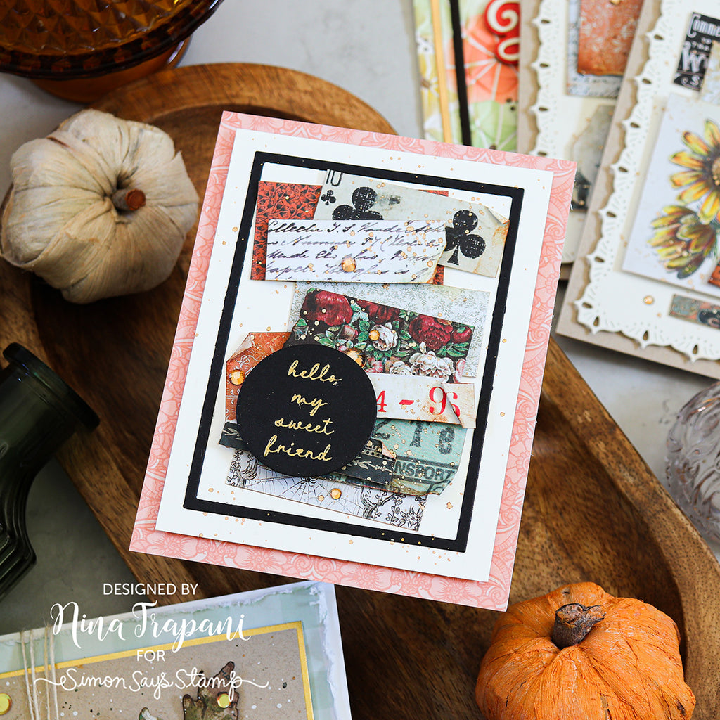 Simon Says Stamp Card Kit of the Month October 2025 Fall Vibes ck1025 Hello Card