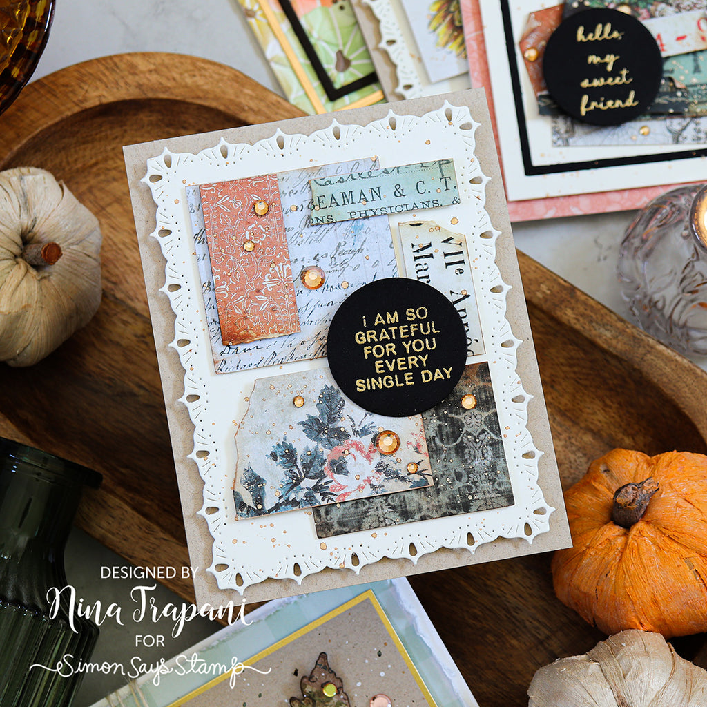 Simon Says Stamp Card Kit of the Month October 2025 Fall Vibes ck1025 Grateful Card