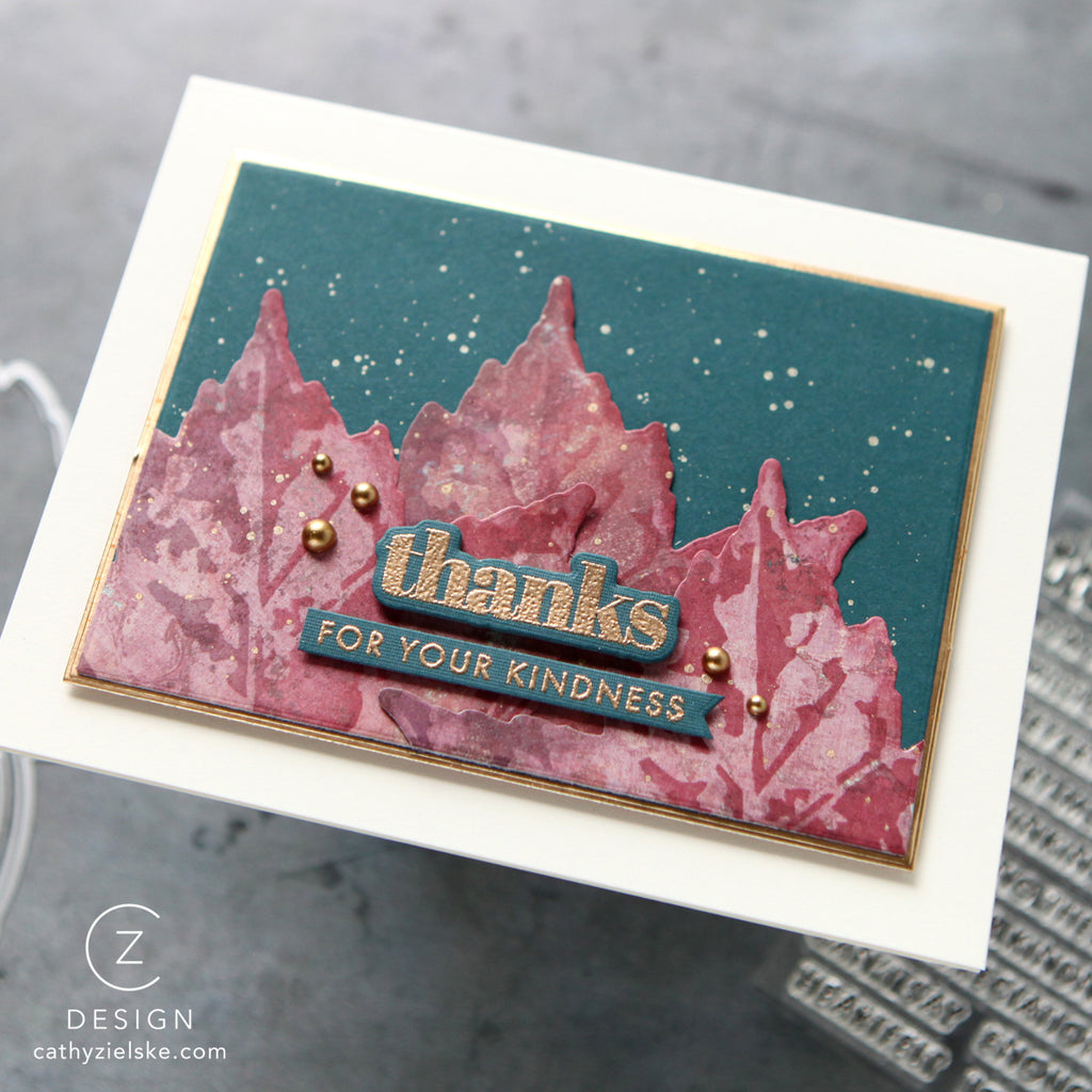 Simon Says Stamp Card Kit of the Month November 2025 Give Thanks ck1125 Thanks Card | color-code:ALT12