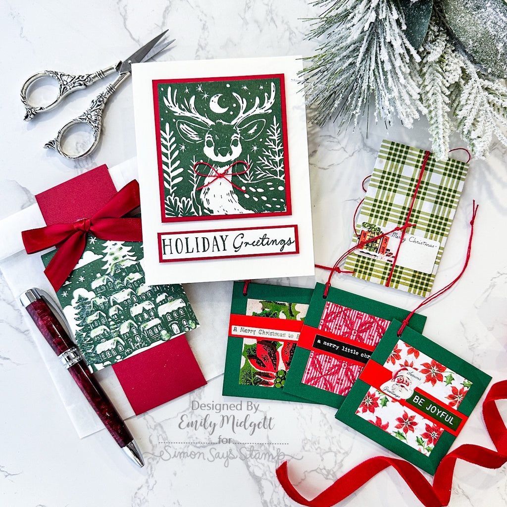 Simon Says Stamp Card Kit of the Month December 2025 Bright Christmas ck1225 Christmas Ensemble | color-code:ALT02