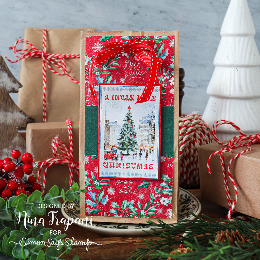 Limited Edition Simon Says Stamp Christmas Wrapped with Love Holiday Gift Giving Kit wwlgk25 Christmas Gift Bag