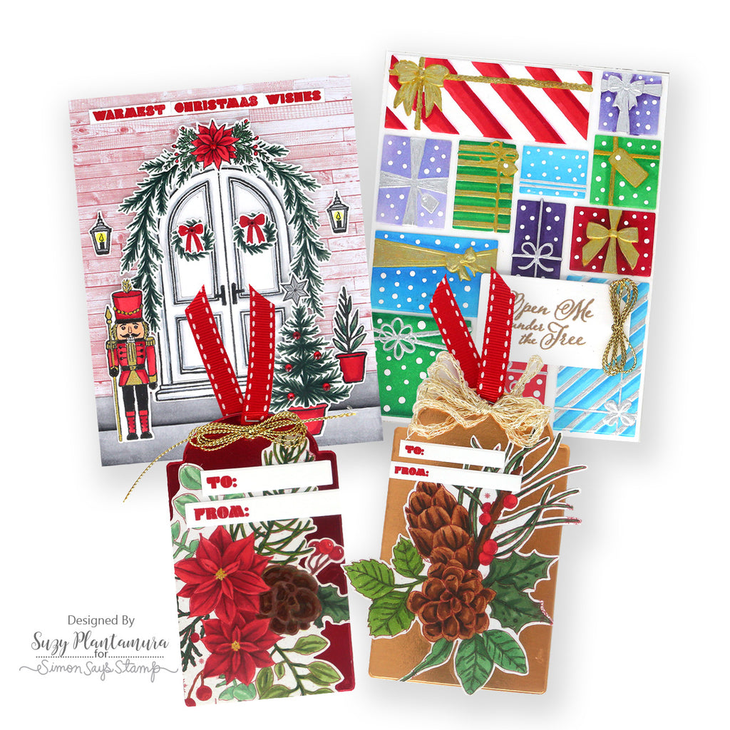 Limited Edition Simon Says Stamp Christmas Wrapped with Love Holiday Gift Giving Kit wwlgk25 Christmas Cards and Tags | color-code:ALT01