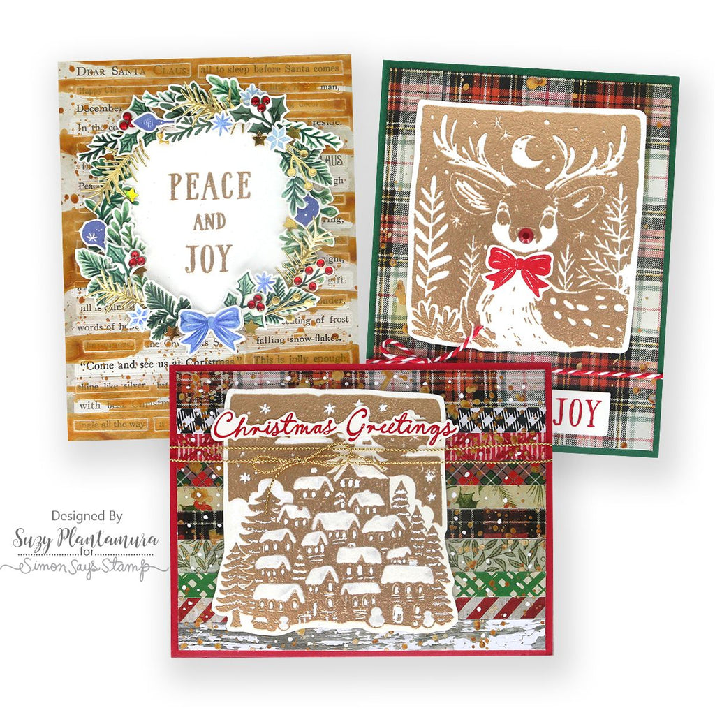 Simon Says Stamp Card Kit of the Month December 2025 Bright Christmas ck1225 Christmas Cards | color-code:ALT04
