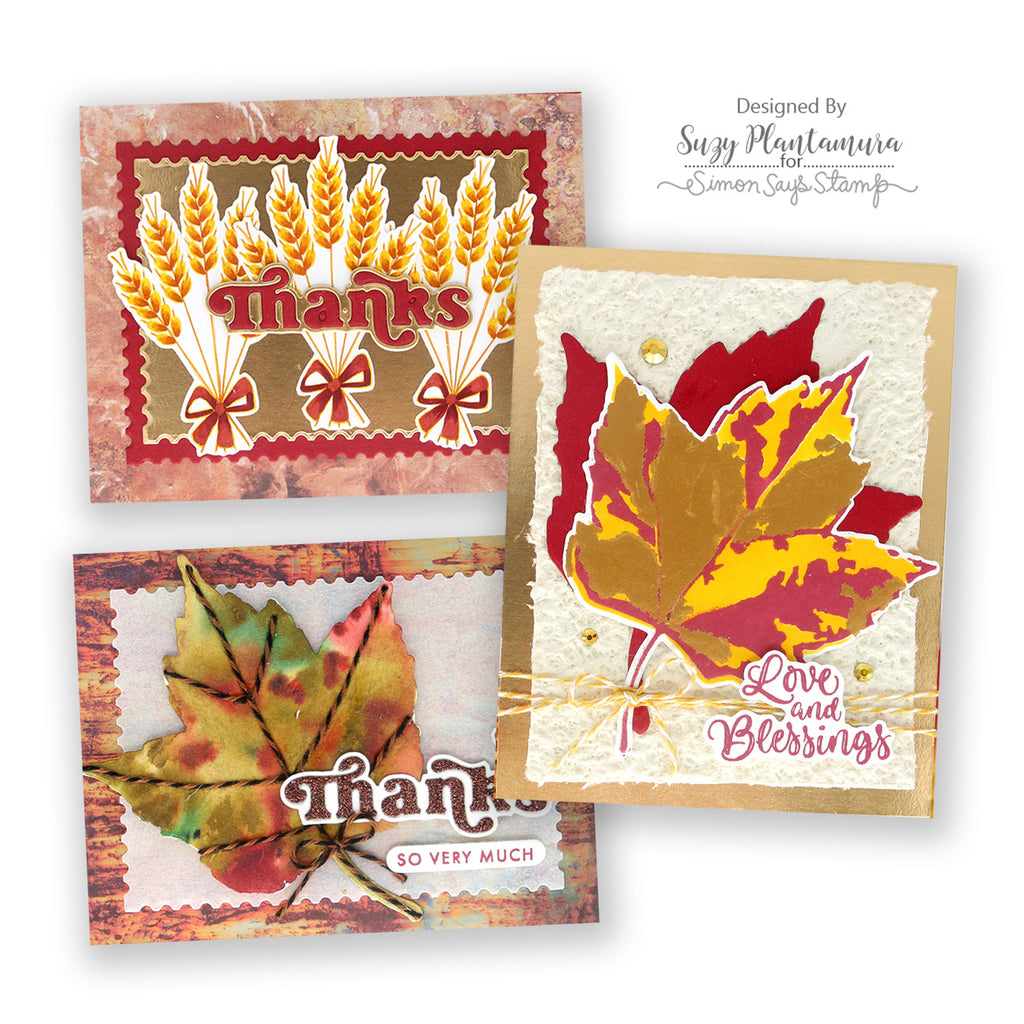 Simon Says Stamp Card Kit of the Month November 2025 Give Thanks ck1125 Thankful Cards | color-code:ALT02