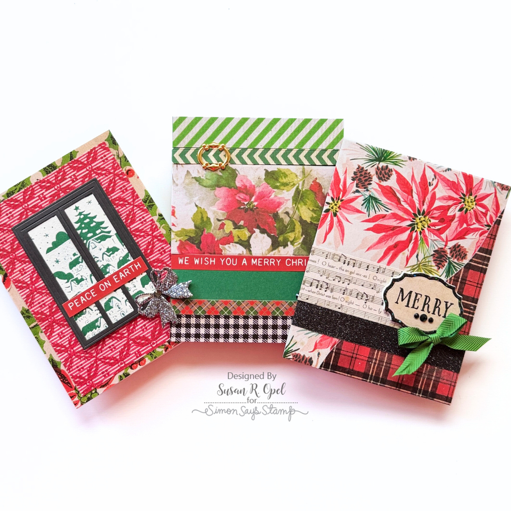 Simon Says Stamp Card Kit of the Month December 2025 Bright Christmas ck1225 Christmas Cards | color-code:ALT05