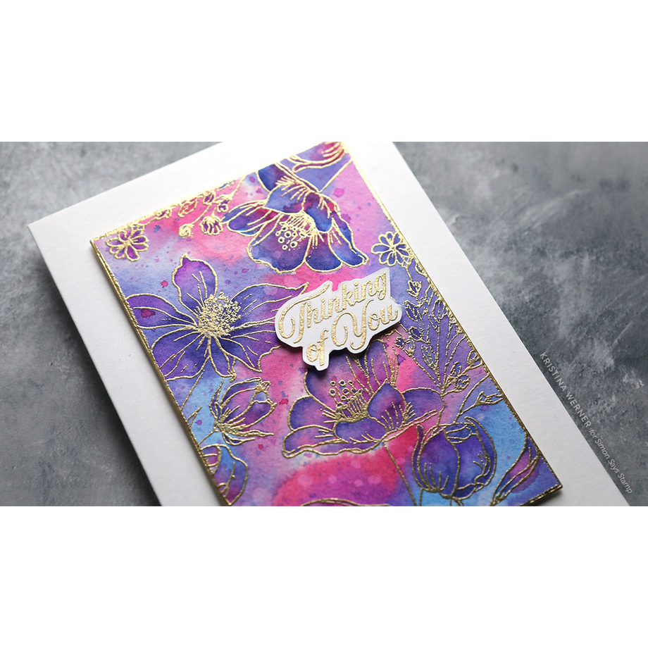 Simon Says Clear Stamps Wild and Free Flowers 2026ssc Be Bold