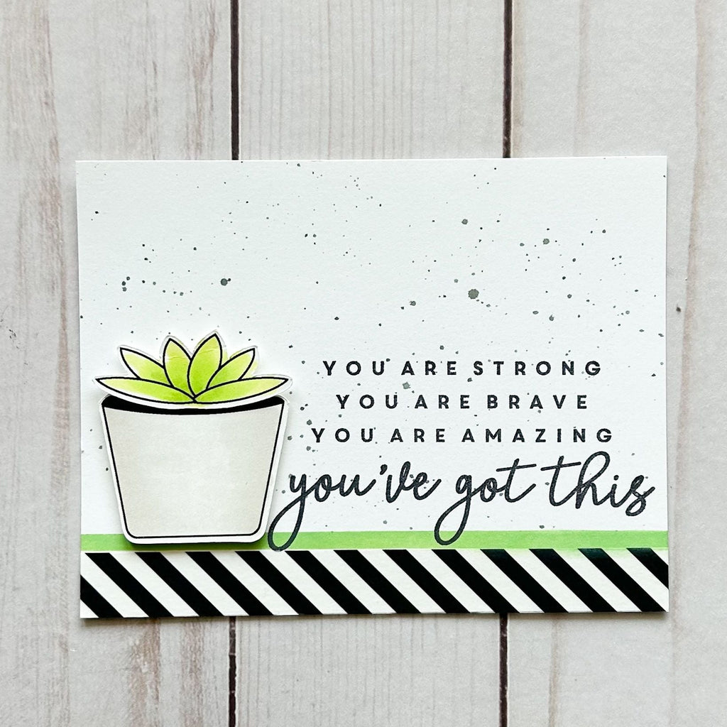 Avery Elle Clear Stamps Succa For You st-24-07 you've got this