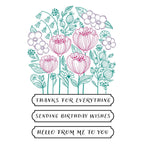 bpr-002 Spellbinders Blooming Garden Press Plates