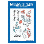 Whimsy Stamps Polar Bear Birthday Clear Stamps khb213