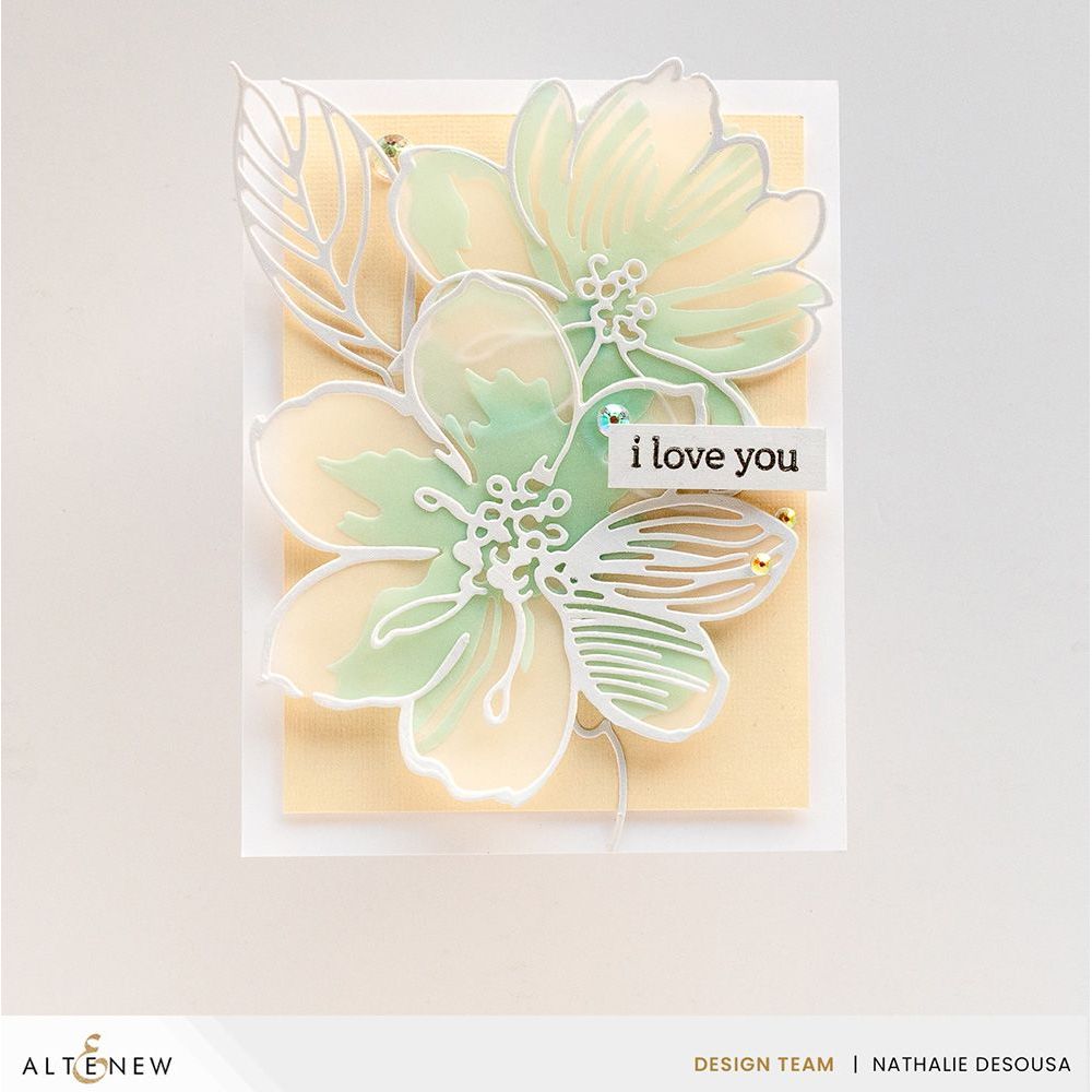 Altenew Iridescent Crystals Gem Sparkles alt8791 i love you